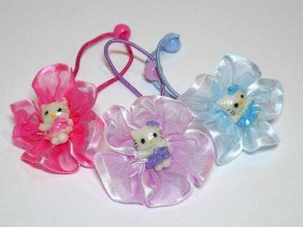 Гумка для волосся 12 шт. різні кольори, киті, фото 1