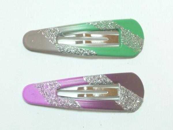 Затискач для волосся 12 шт. різні кольори, фото 1