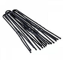 Шпильки для волосся 5 см 50 шт чорний метал