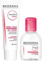 Набор Bioderma Sensibio крем Forte 40 мл + мицеллярный лосьон 100 мл