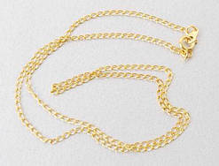 Ланцюг із застібкою 3 шт. сплав колір золото