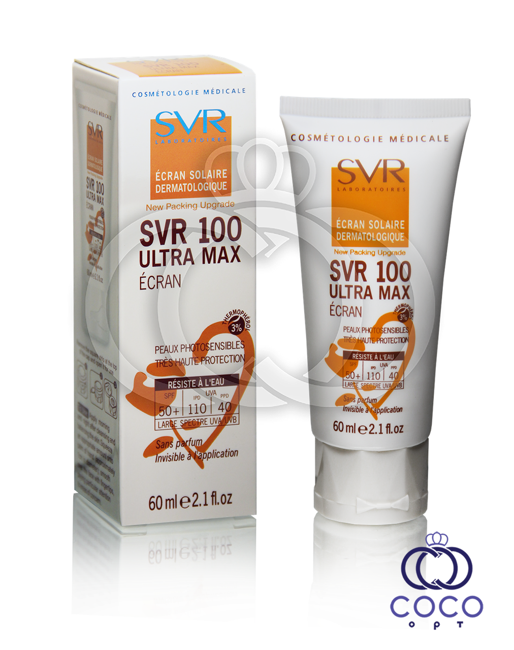 Сонцезахисний крем-мус Cosmétologie Médicale SVR 100 Ultra Max SPF 50 +