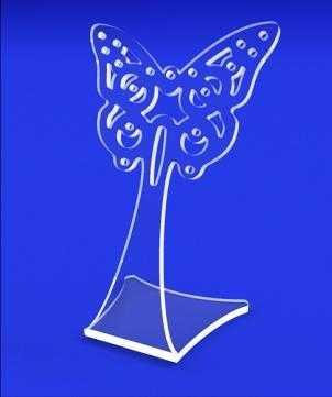 Підставка під сережки, прозорий акрил BJ-100 28_4_51, фото 1