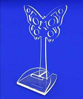 Підставка під кільце та сережки, прозорий акрил BJ-106 28_4_49