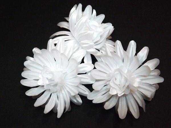 Бантик на гумці білий 8 шт., фото 1