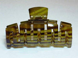 Шпилька для волосся краб 8,5х5 см 6 шт. різні кольори