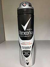 Антиперспірант аерозоль Rexona MEN Motionsense Антибактеріальний і невидимий на чорному і білому 150 мл
