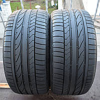 Шини б/у 255/40 R17 Bridgestone Potenza RE050A, ранфлет, 6-7 мм, 2016 г, пара