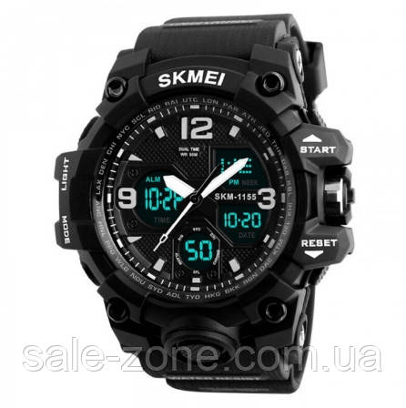 Чоловічий спортивний годинник skmei 1155 чорний