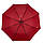 Жіноча парасолька напівавтомат бордова з принтом букв по куполу 02052-2, фото 3