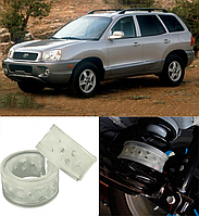 Автобаферы на Hyundai Santa Fe I 2001-2006, Комплект на ось, Jinke