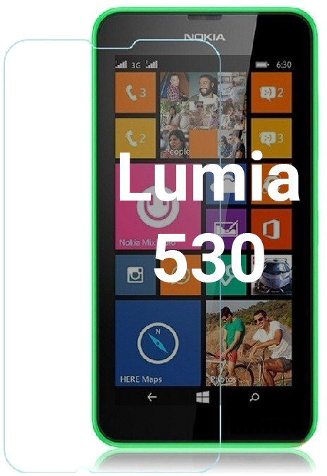 Защитное стекло для Nokia Lumia 530 Dual SIM - фото 1 - id-p138316679