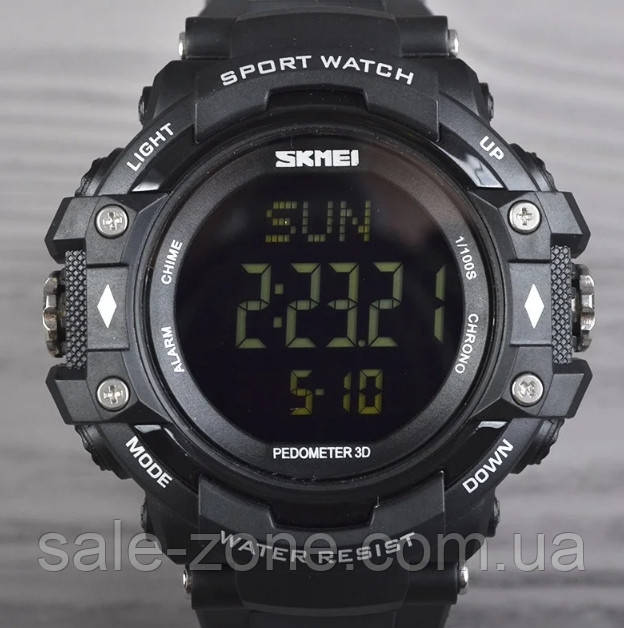 Мужские спортивные часы Skmei 1180 Черные - фото 9 - id-p553286640