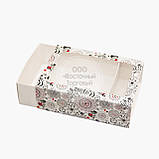 Паковання для 25 мінікексів і мафінів — Біле — 260х255х45 мм, фото 4