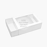 Упаковка для макаронів пенал — Абстракція чорно-біла — 115х155х50 мм, фото 4