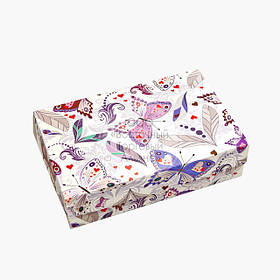 Упаковка для зефіру, печива і еклерів - Метелики - 230х150х60 мм