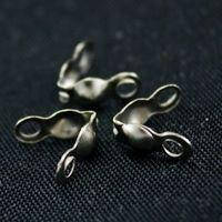 Калоти затискачі для бус 10х5 мм 100 шт. колір платину