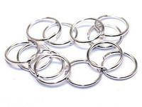 Колічки з'єднувальні голдфілд, Колір: срібло, Розмір: 4х0,6 мм, 25 г (ок. 500 шт) 24_2_57а5