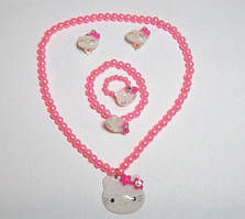 Набір дитячий, кіті, яскраво-рожевий