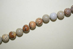 Бусини з деревного агату 6 мм 60 шт.