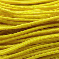 Шнур еластичний, нейлоновий, для рукоділля, жовтий, 1 мм/25 м.