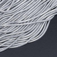 Ланцюжок снейк 1 м латунь колір платиновий ширина 1 мм УТ 29104