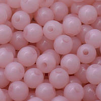 Бусини акрил 6 мм 450 шт. желе світло-лососеві