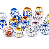 Бусини алюмінієві, мікс, 6 мм, 20 шт УТ10007451