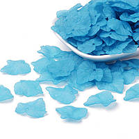 Підвіски акрилові листочки, блакитні (48 шт.) УТ 10009525