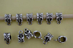 Бейли шарм металеві, метелик, 12х6х7 мм, 12 шт.