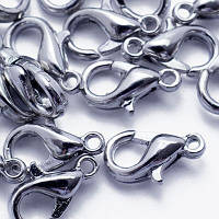 Карабін лобстер 12 мм 20 шт. колір платина