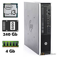 Мини ПК неттоп HP Compaq 8300 Elite (i3 2100 • 4Gb • ssd 240Gb) USFF БУ