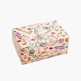 Упаковка для зефіру і еклерів - Париж - 180х120х80 мм