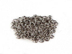 Колічки з'єднувальні роз'ємні 6х0,6 мм 200 шт. колір платину