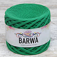 Пряжа трикотажна BARWA standart 7-9 мм, колір Грін Грас (зелена трава)