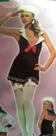 Купить Карнавальный женский костюм морячки синий б/у, цена 290 ₴ — Prom ...