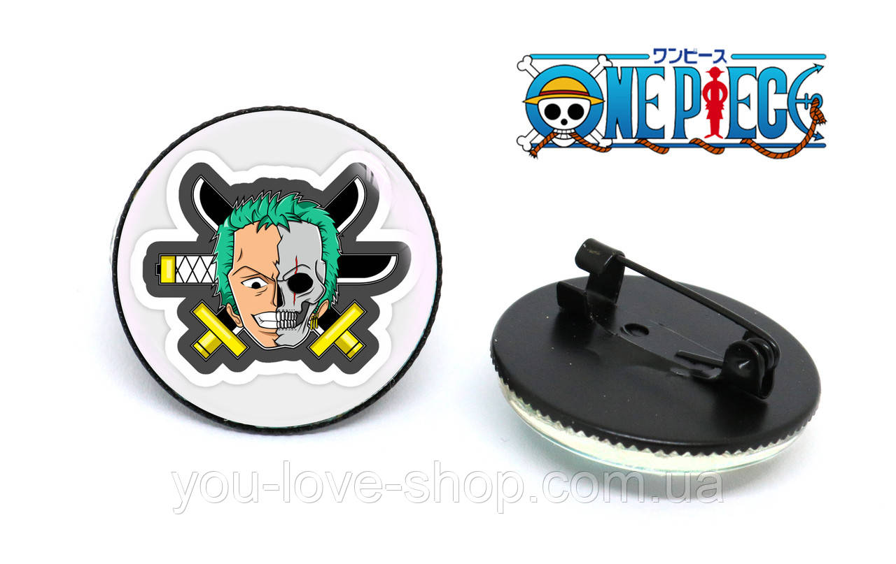 One Piece / Ван Піс значок "ЗОРО", фото 1