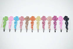 Шпилька для волосся 12 шт. пластик, кольори в асортименті, 70х23 мм