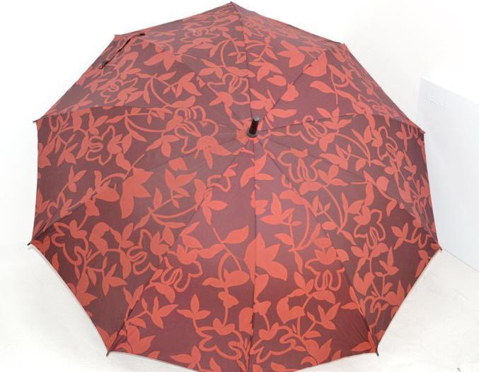 Парасолька тростина напівавтомат 117 см антивітер темно-коричнева, фото 1