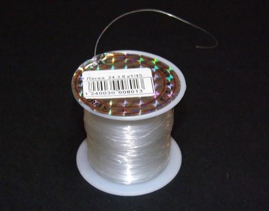 Волосінь діаметром 0,35 мм колір прозорий, фото 1