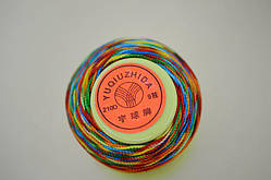 Нитка капронова для нанизування бус мультиколір 0,9 мм/500 метрів