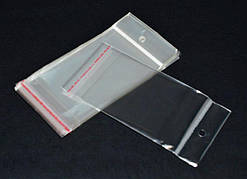 Упаковкові пакети поліпропіленові зі скотч-клапаном, розмір 50х60 мм (100 шт.)