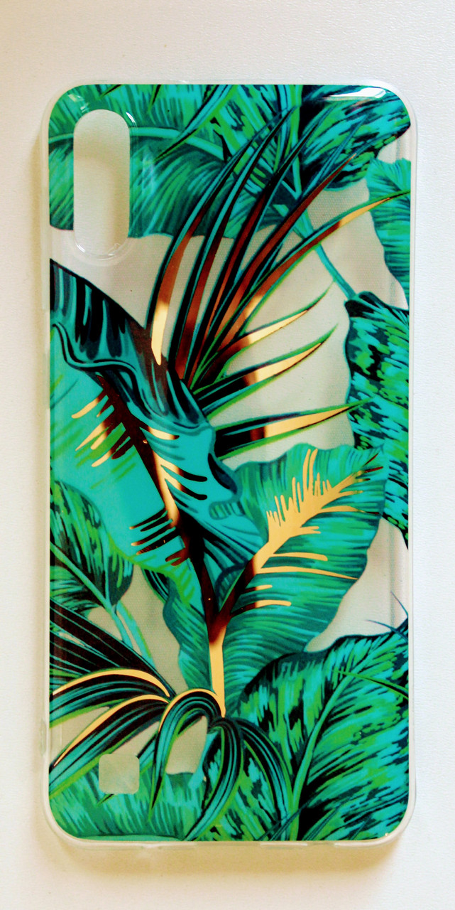 Чохол Fiji для Samsung Galaxy A10 2019 (A105) бампер з малюнком Gelius Flowers Shine Jungle