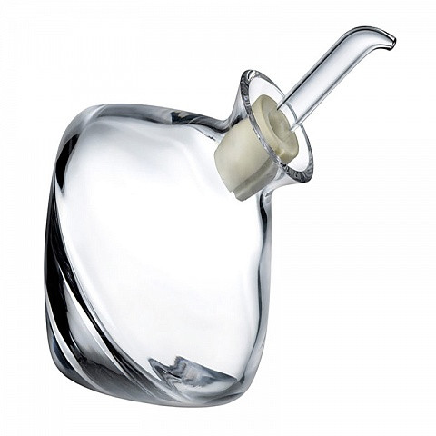 Ємність з дозатором для оливкового масла кришталева 225 мл Nude glass, фото 1