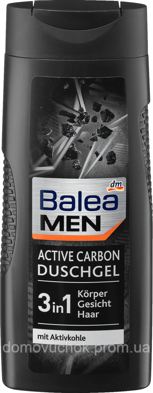 Гель для Душа BALEA Men Duschgel Active Carbon 300мл — Купить Недорого ...