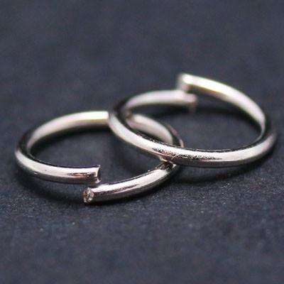 Колічки з'єднувальні одинарні, колір: платина, Розмір: 6х0,7 мм, 50 г (850 шт)БА000607, фото 1