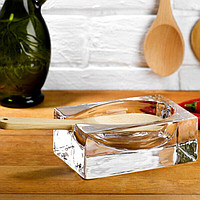 Подставка для ложек хрустальная Cruet 9,5см Nude Glass