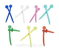 Бігуді-папільйотки, поролонові, кольори в асортименті, розмір 15х0,8 см (10 шт)