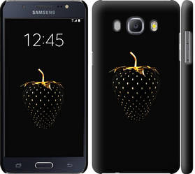 Чехол на Samsung Galaxy J5 (2016) J510H Черная клубника "3585c-264-15886"