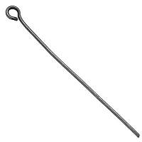 Піни з кільцем залізо 250 шт. колір: чорний 50х0.7 мм УТ004033 (50г)